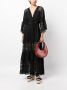 Charo Ruiz Ibiza Margherita maxi-jurk met kant Zwart - Thumbnail 2