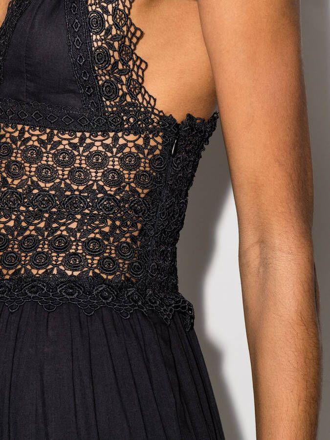 Charo Ruiz Ibiza Maxi-jurk Zwart