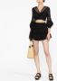 Charo Ruiz Ibiza Mini-rok met afwerking van kant Zwart - Thumbnail 2