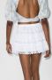 Charo Ruiz Ibiza Mini-rok met kant Wit - Thumbnail 3