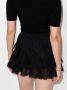 Charo Ruiz Ibiza Mini-rok met ruche Zwart - Thumbnail 3
