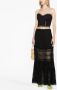 Charo Ruiz Ibiza Maxi-rok met kant Zwart - Thumbnail 2