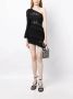 Charo Ruiz Ibiza Asymmetrische mini-jurk Zwart - Thumbnail 2