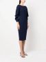 CHIARA BONI La Petite Robe Midi-jurk met ballonmouwen Blauw - Thumbnail 3