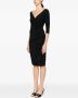 CHIARA BONI La Petite Robe Kleid Florien jurk met V-hals Zwart - Thumbnail 2