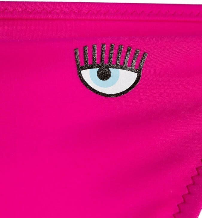 Chiara Ferragni Bikinislip met oogpatch Roze