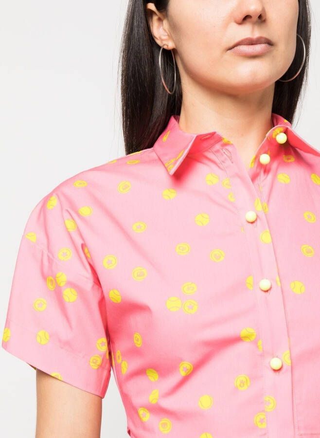 Chiara Ferragni Cropped blouse Roze