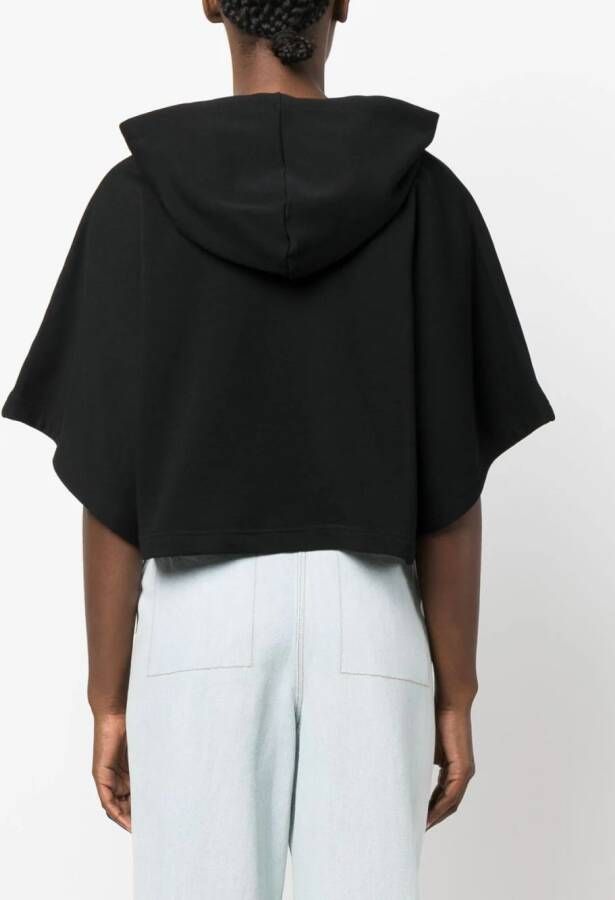 Chiara Ferragni Cropped hoodie Zwart