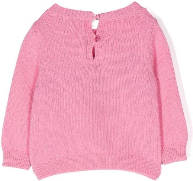Chiara Ferragni Kids Intarsia trui Roze