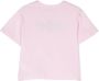 Chiara Ferragni Kids T-shirt met geborduurd logo Roze - Thumbnail 2