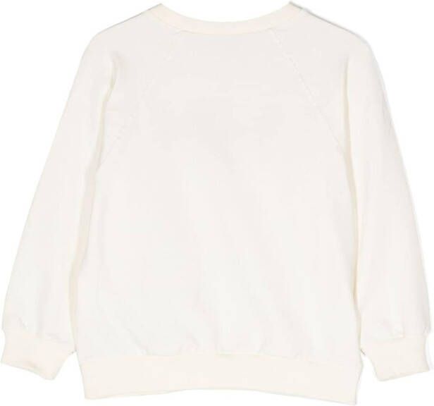Chiara Ferragni Kids T-shirt verfraaid met logo Wit