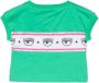 Chiara Ferragni Kids T-shirt met logoprint Groen - Thumbnail 2