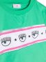 Chiara Ferragni Kids T-shirt met logoprint Groen - Thumbnail 3