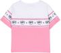 Chiara Ferragni Kids T-shirt met logoprint Roze - Thumbnail 2