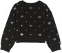 Chiara Ferragni Kids Sweater verfraaid met stras Zwart - Thumbnail 2