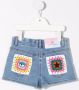 Chiara Ferragni Kids Spijkershorts met patch Blauw - Thumbnail 2