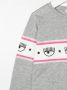 Chiara Ferragni Kids Sweater met logoband Grijs - Thumbnail 3