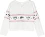 Chiara Ferragni Kids Sweater met logoband Wit - Thumbnail 2