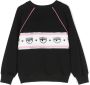 Chiara Ferragni Kids Sweater met logoband Zwart - Thumbnail 2