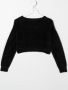 Chiara Ferragni Kids Sweater met logopatch Zwart - Thumbnail 2