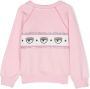 Chiara Ferragni Kids Sweater met logoprint Roze - Thumbnail 2