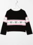 Chiara Ferragni Kids Sweater met logoprint Zwart - Thumbnail 2