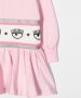 Chiara Ferragni Kids Sweaterjurk met logoband Roze - Thumbnail 3