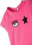 Chiara Ferragni Kids T-shirt met borduurwerk Roze - Thumbnail 3