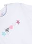 Chiara Ferragni Kids T-shirt met borduurwerk Wit - Thumbnail 3