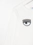 Chiara Ferragni Kids T-shirt met geborduurd logo Wit - Thumbnail 3