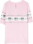 Chiara Ferragni Kids T-shirt met logoband Roze - Thumbnail 2