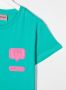 Chiara Ferragni Kids T-shirt met logopatch Groen - Thumbnail 3