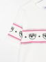 Chiara Ferragni Kids T-shirt met logoprint Wit - Thumbnail 3