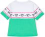 Chiara Ferragni Kids T-shirt met logoprint Groen - Thumbnail 2