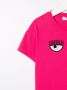 Chiara Ferragni Kids T-shirt met logoprint Roze - Thumbnail 3