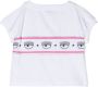 Chiara Ferragni Kids T-shirt met logoprint Wit - Thumbnail 2