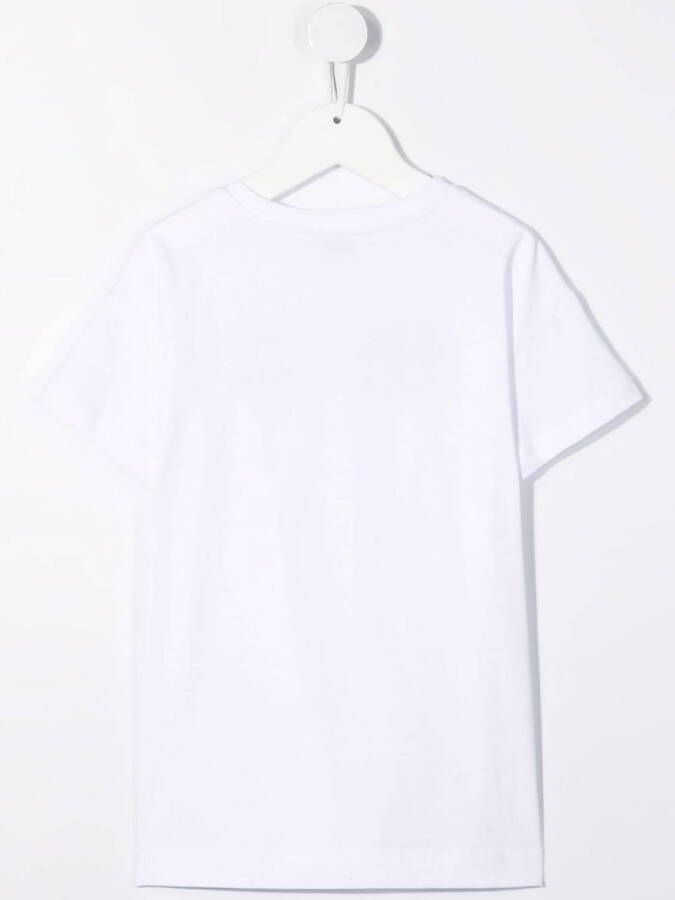 Chiara Ferragni Kids T-shirt met logoprint Wit