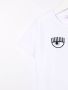 Chiara Ferragni Kids T-shirt met logoprint Wit - Thumbnail 3