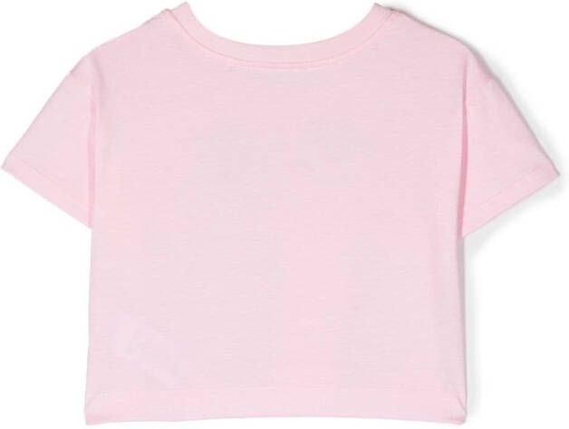 Chiara Ferragni Kids T-shirt met print Roze