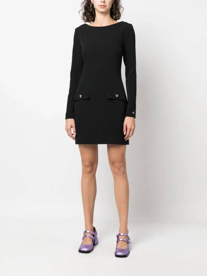 Chiara Ferragni Mini-jurk met lange mouwen Zwart
