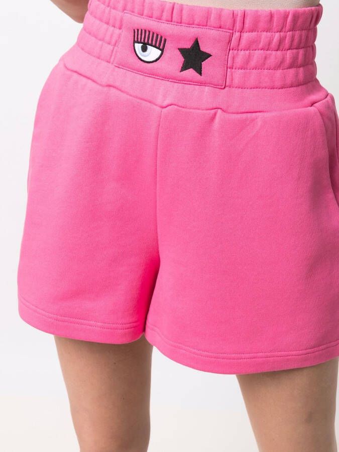 Chiara Ferragni Shorts met print Roze