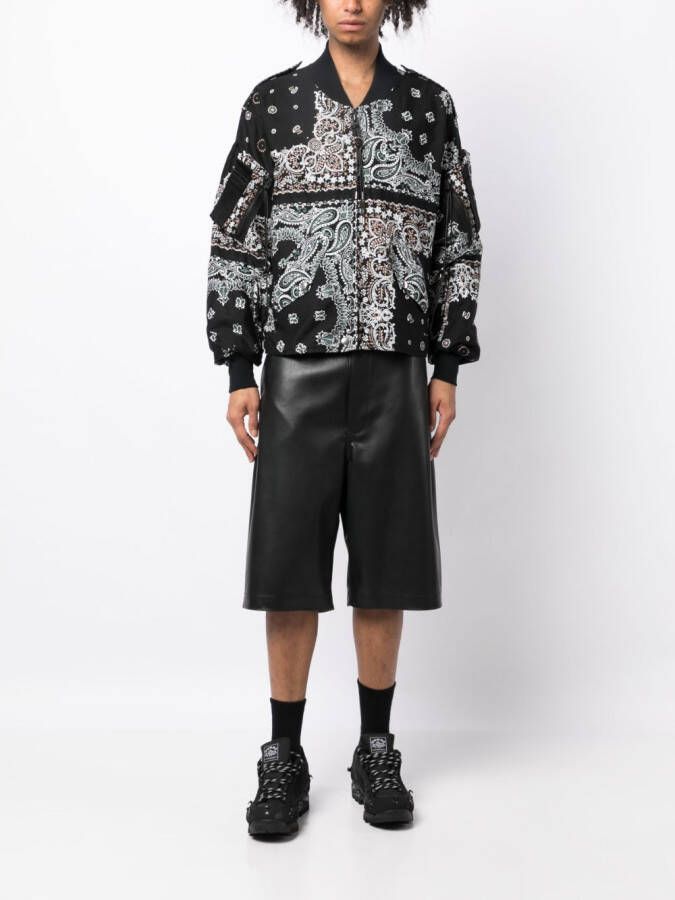 Children Of The Discordance Bomberjack met print Zwart