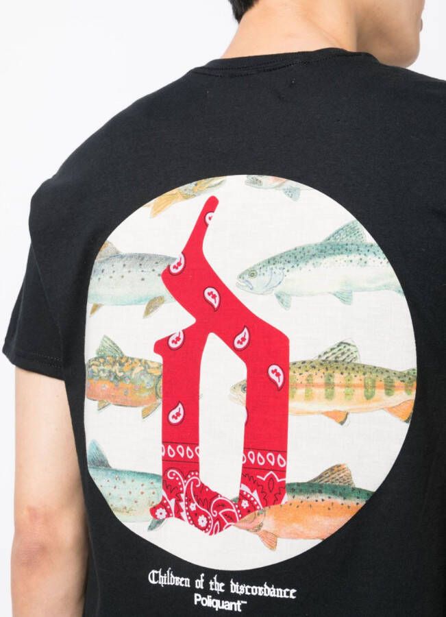 Children Of The Discordance T-shirt met print Zwart