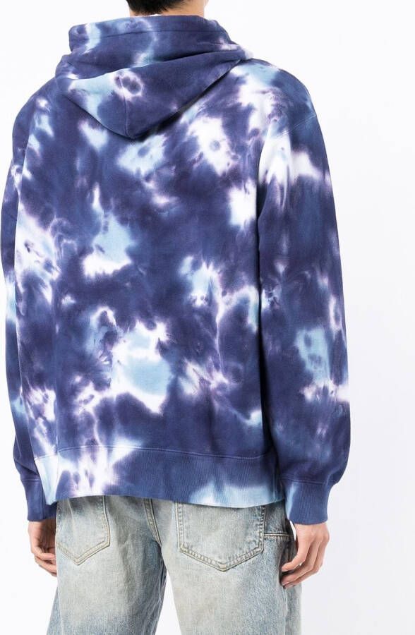 Children Of The Discordance Hoodie met tie-dye print Blauw