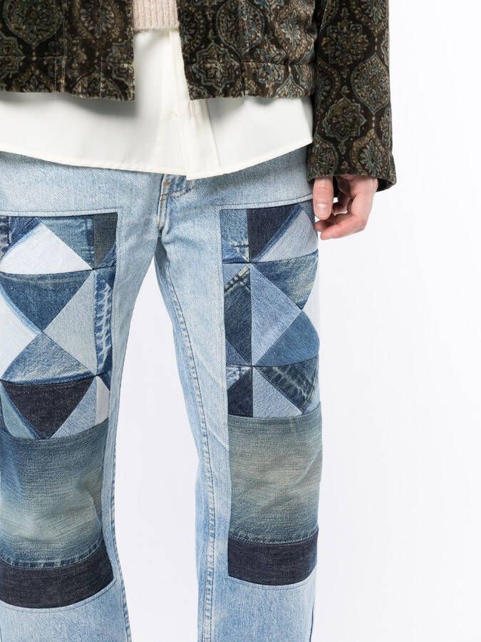 Children Of The Discordance Jeans met patch Blauw