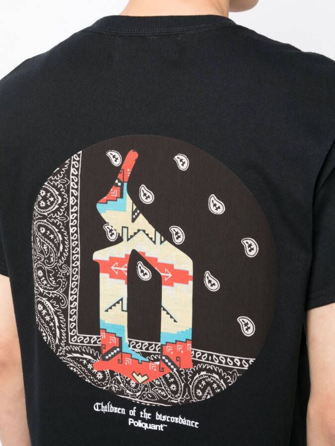 Children Of The Discordance Katoenen T-shirt met grafische print Zwart