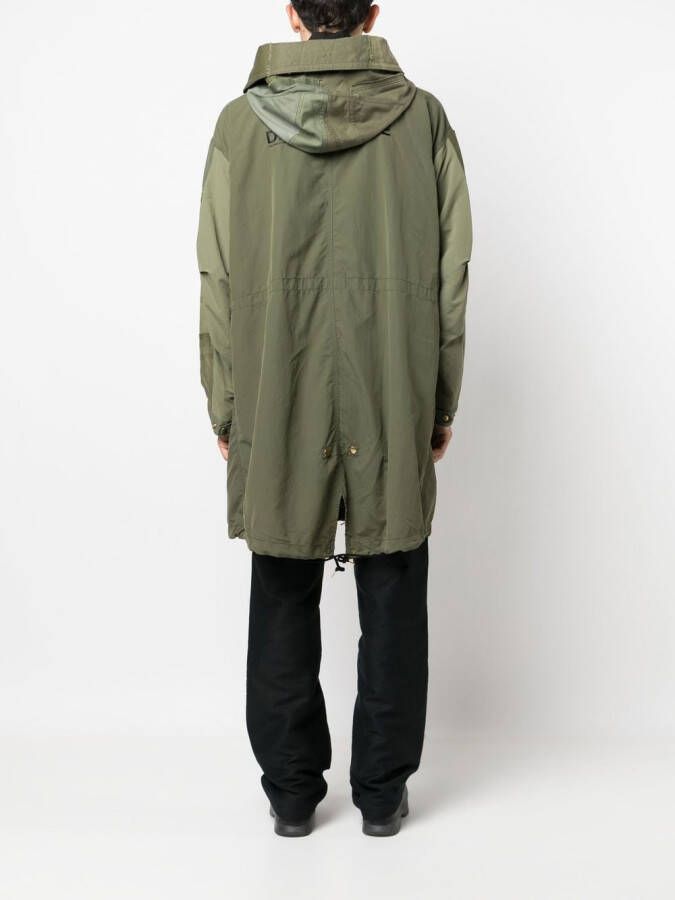 Children Of The Discordance Parka met trekkoord Groen