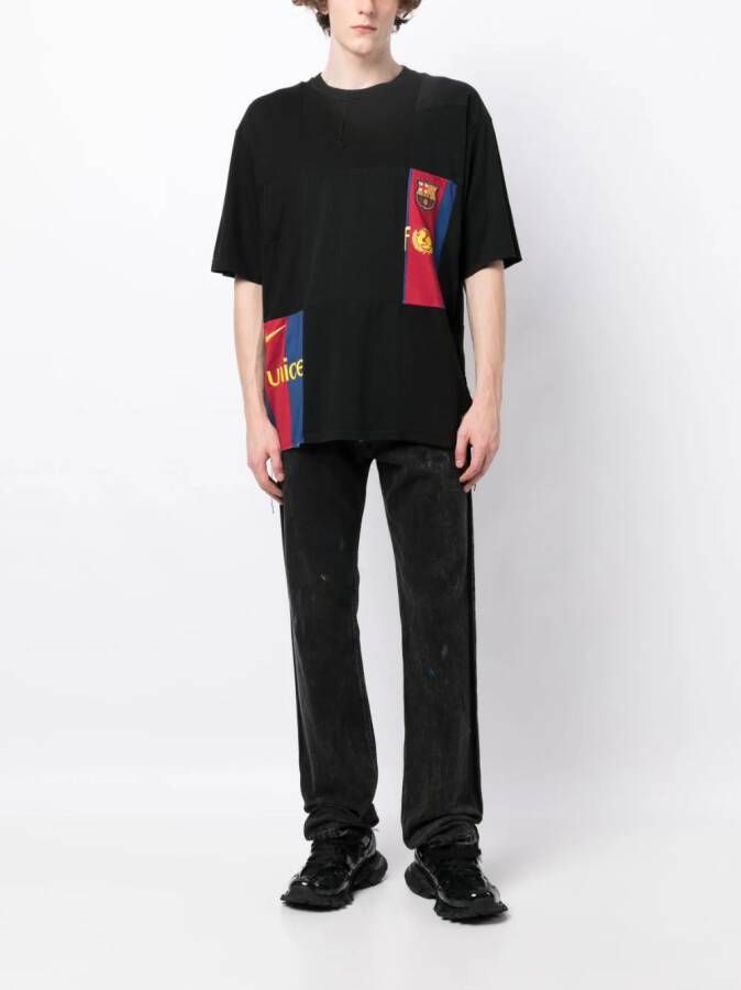 Children Of The Discordance T-shirt met patchwork Zwart