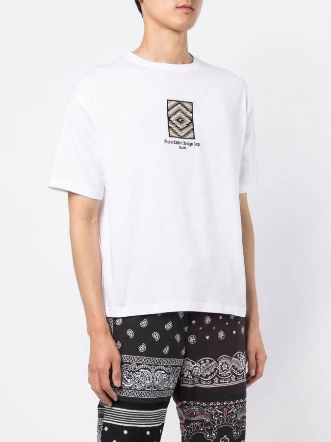 Children Of The Discordance T-shirt met logoprint Wit