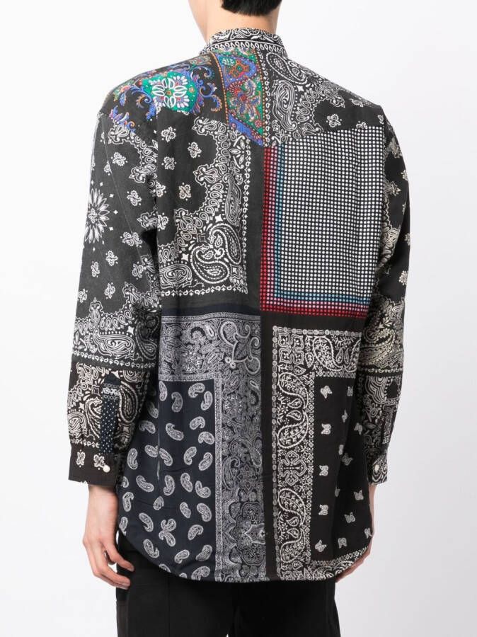 Children Of The Discordance T-shirt met patchwork Zwart